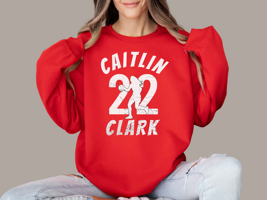 Caitlin Clark 22 Vintage Unisex Sweatshirt