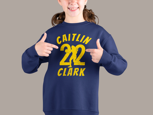 Caitlin Clark 22 Vintage Unisex Sweatshirt