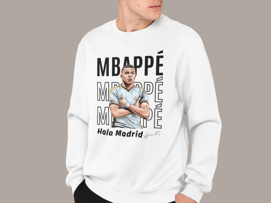 Kylian Mbappe Real Madrid Graphic Sweatshirt