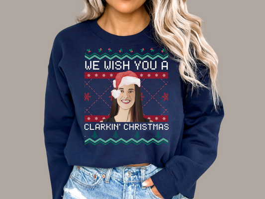 Caitlin Clark Ugly Christmas Unisex Sweatshirt