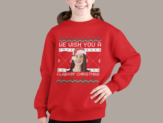 Caitlin Clark Ugly Christmas Unisex Sweatshirt