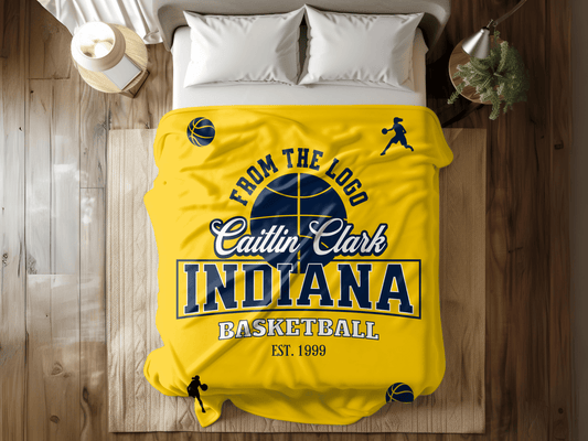 Caitlin Clark Indiana Plush Blanket