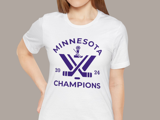 PWHL Minnesota Hockey Champions Unisex T-Shirt