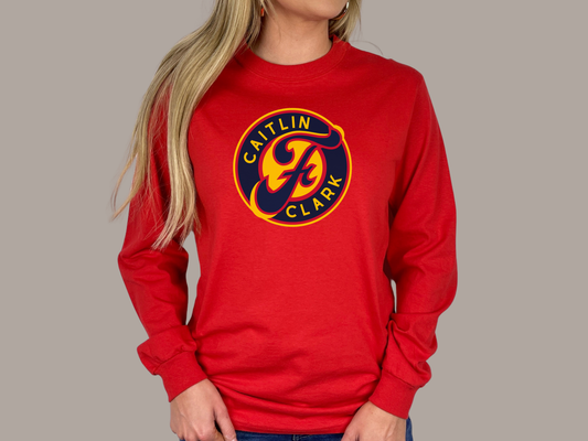 Caitlin Clark Fever Logo Unisex Long Sleeve T-Shirt