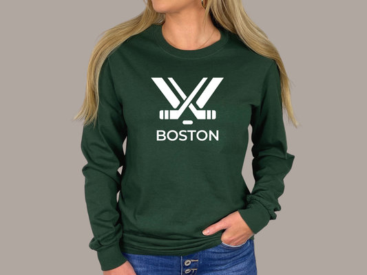 PWHL Boston Hockey Unisex Long Sleeve T-Shirt