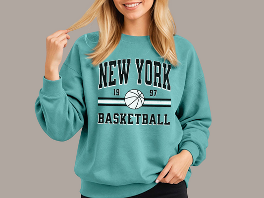 New York Liberty Basketball Womens Unisex Sweatshirt