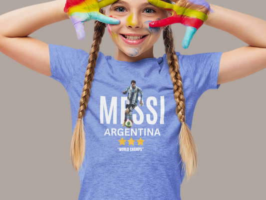 Messi 10 Argentina Soccer World Champs Unisex T-shirt