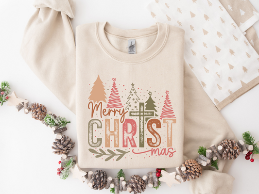 Christian Merry Christmas Sweatshirt