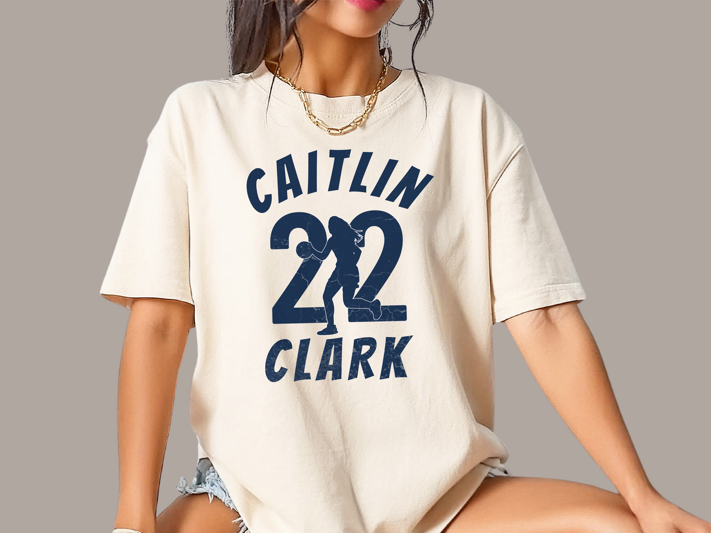 Caitlin Clark 22 Vintage Unisex T-shirt