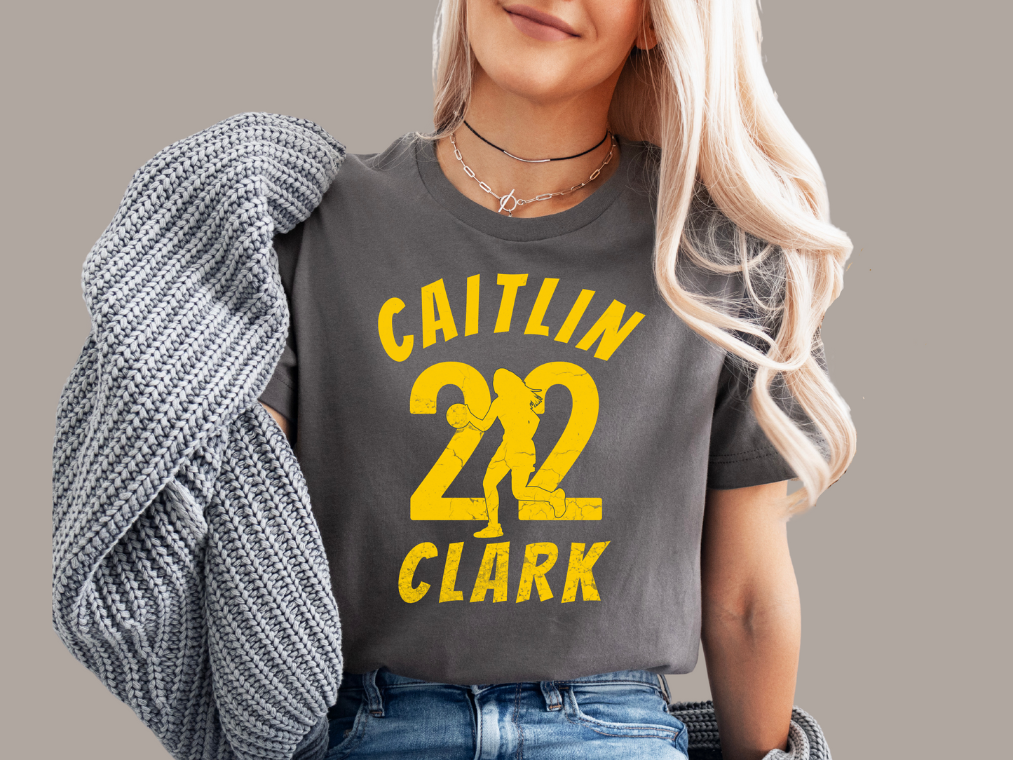 Caitlin Clark 22 Vintage Unisex T-shirt