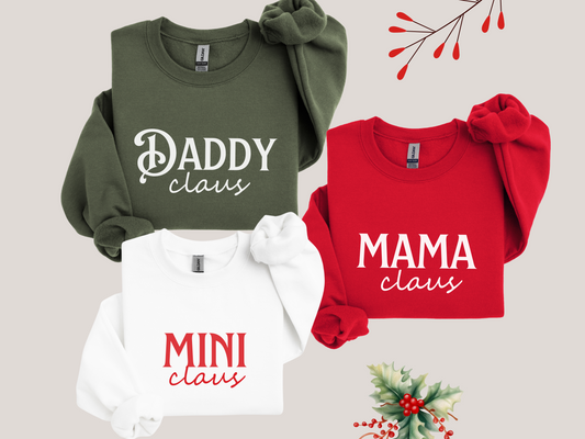 Custom Claus Family Sweatshirt